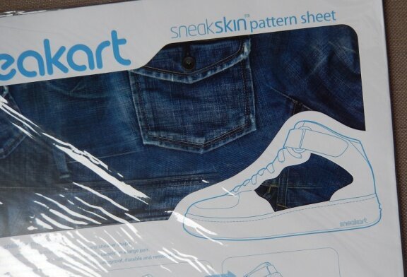 Sneaker stickers met spijkerstof design - Afbeelding 2