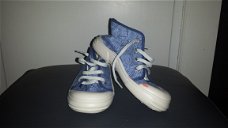 Voute Plantaire blauw jeans canvas schoenen maat 27