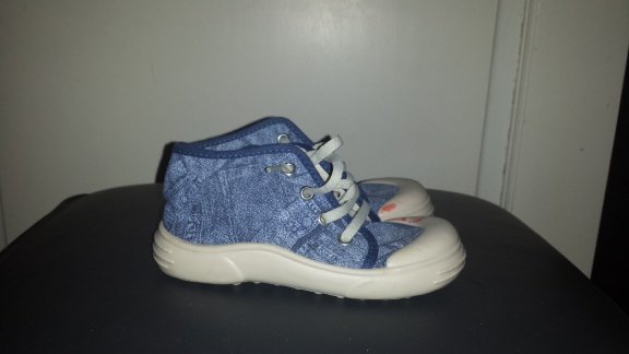 Voute Plantaire blauw jeans canvas schoenen maat 27 - 3