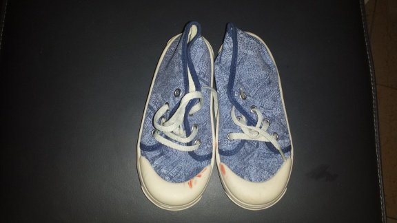 Voute Plantaire blauw jeans canvas schoenen maat 27 - 5