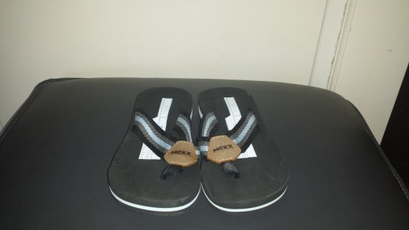 Mexx slippers zwart grijs blauw nieuw maat 28 - 2
