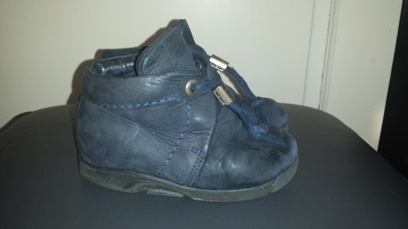 Bumper donker blauwe leren schoenen maat 25 - 3