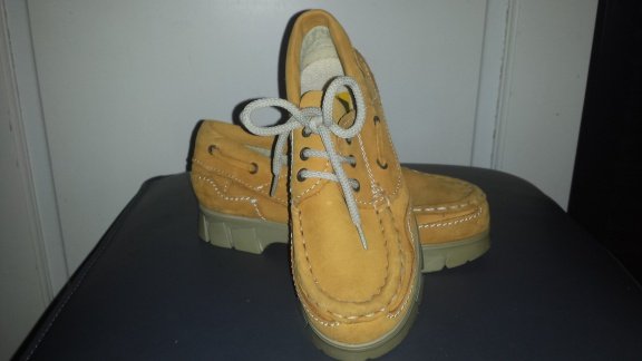Spacestone geel bruine schoenen maat 34 nieuw - 1