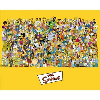 The Simpsons - Full Cast prints bij Stichting Superwens! - 1