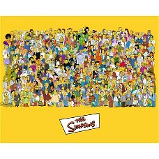 The Simpsons - Full Cast prints bij Stichting Superwens!