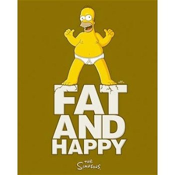 The Simpsons - Fat and Happy prints bij Stichting Superwens! - 1