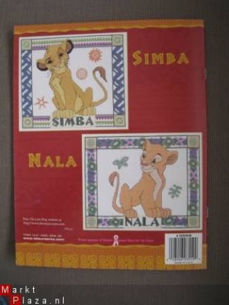Prachtig borduurboek met kruissteekpatronen The Lion King - Afbeelding 3