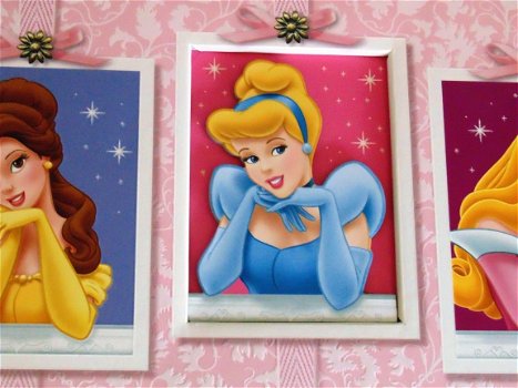 NIEUW Embossed + 3D Scrapbookalbum Disney Prinsessen in doos - 3