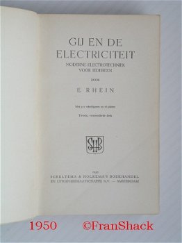 [1950] Gij en de Electriciteit, Rhein, Scheltema & H. - 2