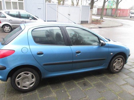 Peugeot 206 1.9 Diesel Plaatwerk en Onderdelen Sloopauto inkoop Den haag - 2