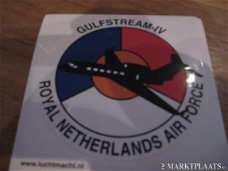 Gulfstream - Luchtmachtsticker Royal Netherlands Air Force