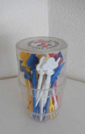Kunststof gekleurde cocktailprikkers - nr. 1