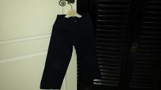 McGregor donker blauwe broek 5 pocket pantalon maat 128