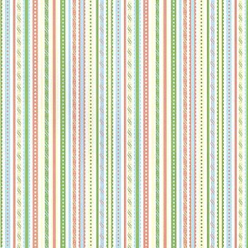 NIEUW vel scrappapier Whimsy 11 Stitched Stripes van DCWV - 1