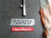 Alfa Romeo Alfetta GT Sierstrip 116.10.600.58.00 NOS - 1 - Thumbnail