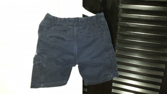 Pololand donker blauwe korte broek bermuda maat 128 - 4