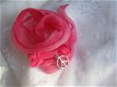 wikkelarmband Rakhi armband roze zijde lint hippiemarkt - 2 - Thumbnail