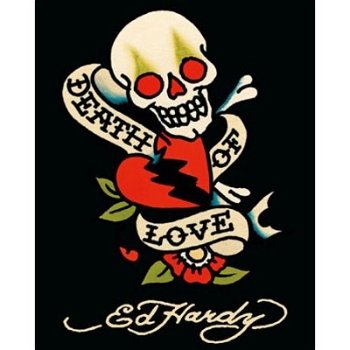 Ed Hardy - Death of Love prints bij Stichting Superwens! - 1