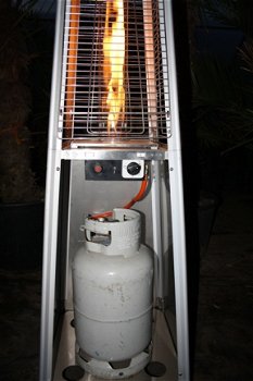 Sfeervolle terrasverwarmer op gas / flameheater eiffel - 4