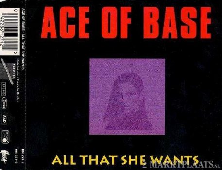 Ace Of Base - All That She Wants 4 Track CDSingle - 1