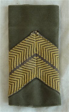 Rang Onderscheiding, Gevechtstenue, Korporaal 1e Klasse, Koninklijke Landmacht, jaren'70/'80.(Nr.1)