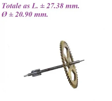 === Ankerwiel = Franse pendule = oud === 26299 - 1