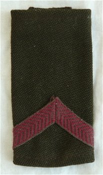 Rang Onderscheiding, Blouse, Soldaat 1e Klasse, Koninklijke Landmacht, 1963-1984.(Nr.1) - 0