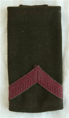 Rang Onderscheiding, Blouse, Soldaat 1e Klasse, Koninklijke Landmacht, 1963-1984.(Nr.1)