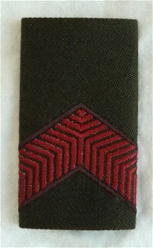 Rang Onderscheiding, Blouse, Soldaat 2e Klasse, Koninklijke Landmacht, 1984-2000.(Nr.3) - 0
