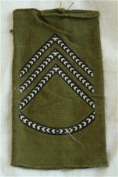 Rang Onderscheiding / Rankslide, Sergeant, Airforce / Luchtmacht, Denemarken, jaren'80.(Nr.1) - 1