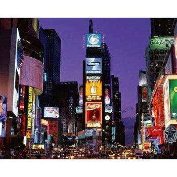 New York - Times Square at Night prints bij Stichting Superwens! - 1