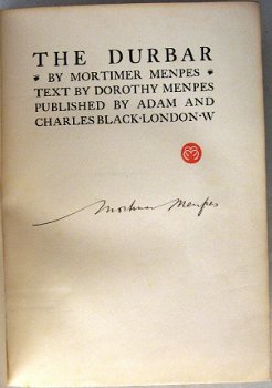 The Durbar 1903 Mortimer Menpes - Gesigneerd India - 2