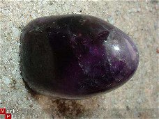 #14 Amethist Knuffelsteen Trommelsteen Tumbled Stone