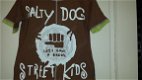 Salty Dog zomer set bruine broek en shirt maat 104/110 - 2 - Thumbnail