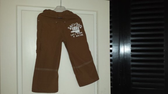 Salty Dog zomer set bruine broek en shirt maat 104/110 - 7