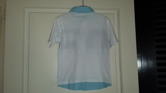 Pointer licht blauwe blouse polo maat 110/116 nieuw - 5