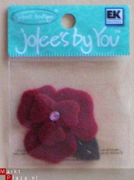 jolee's by you small felt red flower - 1