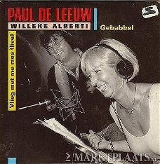 Paul De Leeuw & Willeke Alberti - Gebabbel / Vlieg Met Me Mee (Live) 2 Track CDSingle