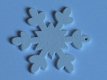 Wood snowflake 3.5 centimeter - 1 - Thumbnail