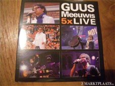 Guus Meeuwis - 5 x Live (Nieuw/Gesealed) PROMO