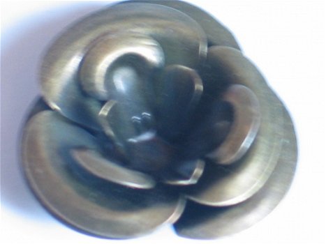 bronze flower XXL, 4,3 centimeter - 1