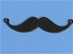 Bronze moustache, 5 centimeter - 1 - Thumbnail