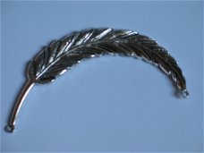 silver large feather, 9.5 centimeter