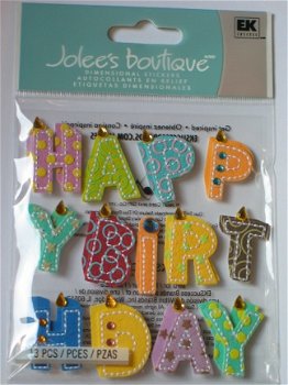 jolee's boutique stitched happy birthday - 1