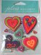jolee's boutique stitched colorful hearts - 1 - Thumbnail