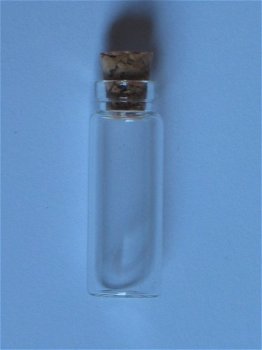 Glass bottle with cork 7 - 1