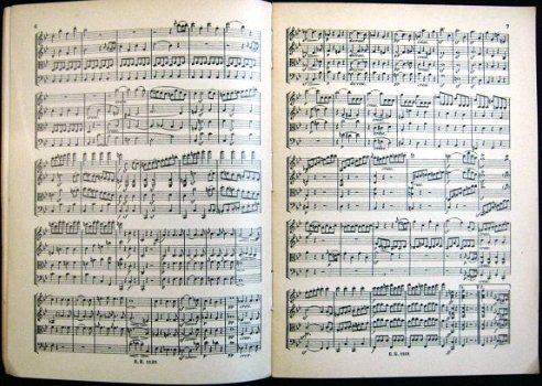 Beethoven Strijkkw Nr.6 in Bes groot, opus 18/6,ca.1911,gst - 4