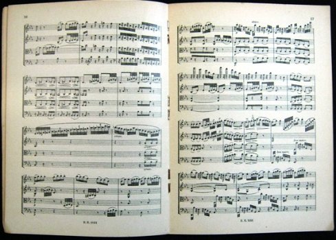 Beethoven Strijkkw Nr.6 in Bes groot, opus 18/6,ca.1911,gst - 5