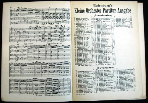 Beethoven Strijkkw Nr.6 in Bes groot, opus 18/6,ca.1911,gst - 6