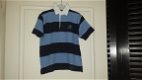 River Woods licht en donker blauw gestreepte zomer polo maat 116 - 1 - Thumbnail